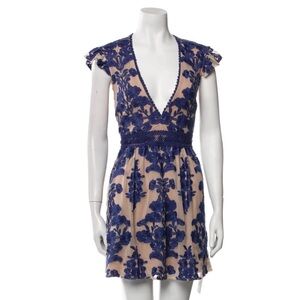 For Love and Lemons Blue Temecula Dress